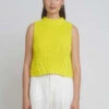 ELEVEN SIXLily Tank - Citron -CYNTHIA ROWLEY Sales Store LILY TANK CITRON 20231027192650