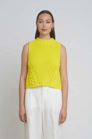 ELEVEN SIXLily Tank - Citron 1 ELEVEN SIXLily Tank - Citron