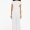 LACAUSA ClothingPali Pants - Whitewash -CYNTHIA ROWLEY Sales Store Lacausa Pali Pants Whitewash 20211215045200