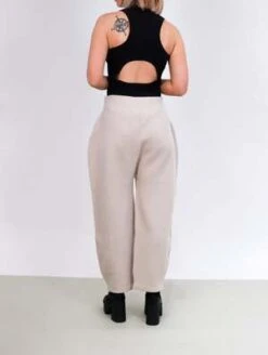 Lauren ManoogianFelt Taper Pants - Putty -CYNTHIA ROWLEY Sales Store Lauren Manoogian Felt Taper Pants Putty 20230110054051 1
