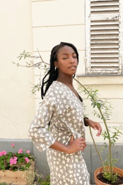 Happy French Ganghappyfrenchgang Libert Jumpsuit - Grey Print