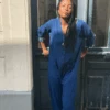Happy French Ganghappyfrenchgang Libert Jumpsuit - Indigo -CYNTHIA ROWLEY Sales Store Libert Indigo Jumpsuit S L 20231028001025