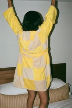 Grön KulleLu Robe - YELLOW 7 Grön KulleLu Robe - YELLOW -CYNTHIA ROWLEY Sales Store Lu Robe 20210722224346