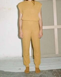 BaserangeMea Pant - Canary Gold Melange