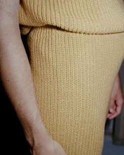 BaserangeMea Pant - Canary Gold Melange -CYNTHIA ROWLEY Sales Store MEA PANT 20211222063917