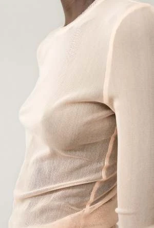 Silk LaundryMesh Long Sleeve Top - Daybreak 5 Silk LaundryMesh Long Sleeve Top - Daybreak - Image 5