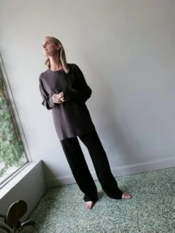 Monique Van HeistLOL MINI LONGSLEEVE - BROWN