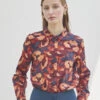Maison De InesLiberty Floral Shirt - Brown -CYNTHIA ROWLEY Sales Store Maison De Ines Liberty Floral Shirt Brown 20231013164517