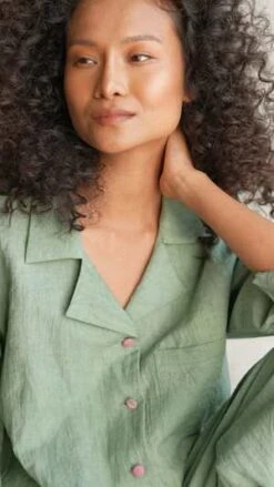 RUJUTA SHETHMargot Top - Sage -CYNTHIA ROWLEY Sales Store Margot Top Sage 20231026200512 1