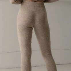 Bare KnitwearMarin Rib Tight - Wheat