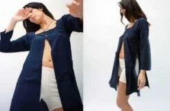 Maryam Nassir ZadehLlonga Tunic - Navy