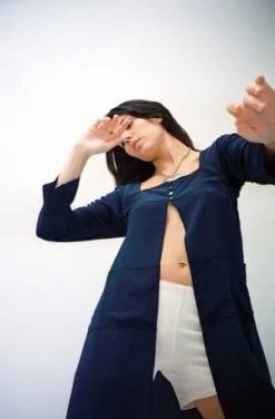 Maryam Nassir ZadehLlonga Tunic - Navy -CYNTHIA ROWLEY Sales Store Maryam Nassir Zadeh Llonga Tunic Navy 20231030160749 1