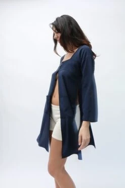 Maryam Nassir ZadehLlonga Tunic - Navy -CYNTHIA ROWLEY Sales Store Maryam Nassir Zadeh Llonga Tunic Navy 20231030160749