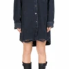 AGOLDEMazie Denim Shirt Dress - Disappear -CYNTHIA ROWLEY Sales Store Mazie Denim Shirt Dress 20230911164733