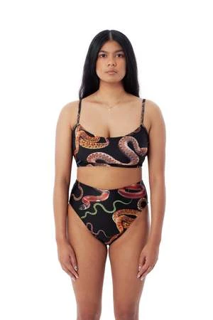 Minnow BathersBelladonna Top - Limited Edition Snake Print 1 Minnow BathersBelladonna Top - Limited Edition Snake Print