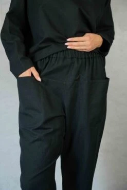 MukuFront Pocket Pants - Black -CYNTHIA ROWLEY Sales Store Muku Front Pocket Pants 20231012052556 1