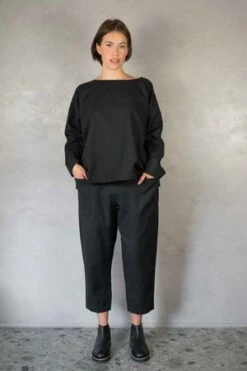 MukuFront Pocket Pants - Black -CYNTHIA ROWLEY Sales Store Muku Front Pocket Pants 20231012052557