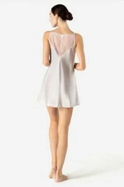 NK IMODEPrecious Sunset Silk Babydoll - Pearl Grey -CYNTHIA ROWLEY Sales Store NK IMODE Precious Sunset Silk Babydoll Pearl Grey 20230310224822 1