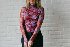 No.6Kara Top - Rouge Parisian -CYNTHIA ROWLEY Sales Store No 6 Kara Top Rouge Parisian 20230927012857