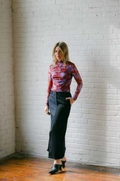 No.6Kara Top - Rouge Parisian -CYNTHIA ROWLEY Sales Store No 6 Kara Top Rouge Parisian 20230927012858