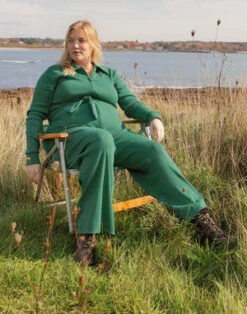 NobleAdult Organic Rib Jumpsuit - Pine -CYNTHIA ROWLEY Sales Store Noble Adult Organic Rib Jumpsuit Pine 20230420092223 1