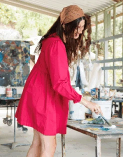 NobleOrganic Vale Dress - Petunia -CYNTHIA ROWLEY Sales Store Noble Organic Adult Vale Dress in Petunia 20230907171653