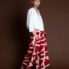 KAAREMOchna Wide Leg Pocket Pant W/ Elastic - Red La Gang Leaf Print -CYNTHIA ROWLEY Sales Store Ochna Wide Leg Pocket Pant w Elastic Red La Gang Leaf Print 20230926045703
