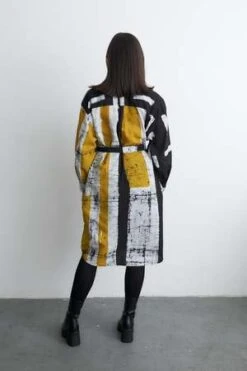 Osei-DuroLabu Cut Paste Dress - Black/White -CYNTHIA ROWLEY Sales Store Osei Duro Labu Cut Paste Dress Black White 20220929000524