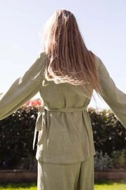 Rachel PallyOtis Wrap Top - Khaki 6 Rachel PallyOtis Wrap Top - Khaki -CYNTHIA ROWLEY Sales Store Otis Wrap Top 20231018024927