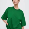 KowtowOversized Boxy Tee - Evergreen -CYNTHIA ROWLEY Sales Store Oversized Boxy Tee Evergreen 20230328182008