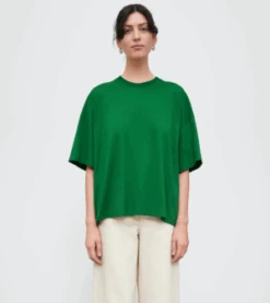 KowtowOversized Boxy Tee - Evergreen -CYNTHIA ROWLEY Sales Store Oversized Boxy Tee Evergreen 20230328182009