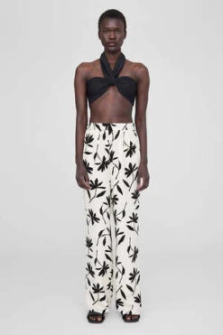 Anine BingOwen Pant - Ivory Daisy Print
