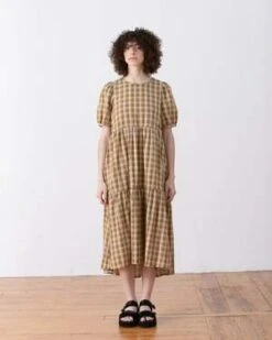 Ali GoldenPuff Sleeve Dress - Black -CYNTHIA ROWLEY Sales Store PUFF SLEEVE DRESS BLACK 20220505041202 3