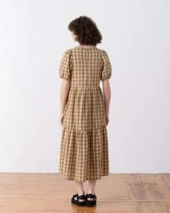 Ali GoldenPuff Sleeve Dress - Black -CYNTHIA ROWLEY Sales Store PUFF SLEEVE DRESS BLACK 20220505041203 4