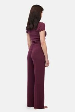 LACAUSA ClothingPali Pants - Eggplant -CYNTHIA ROWLEY Sales Store Pali Pants 20221205220058 2