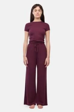 LACAUSA ClothingPali Pants - Eggplant