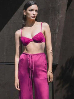 PalmMariella Underwire Bikini Top - Calypso Pink -CYNTHIA ROWLEY Sales Store Palm Mariella Underwire Bikini Top Calypso Pink 20230228190449