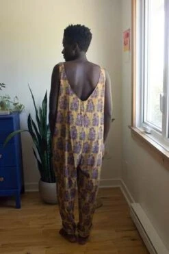 PalmaJumpsuit - Ochre Floral -CYNTHIA ROWLEY Sales Store Palma Jumpsuit Ochre Floral 20231018232646