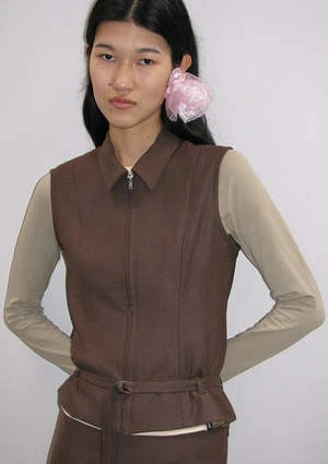 Paloma WoolAngel TOP - Burgundy 2 Paloma WoolAngel TOP - Burgundy - Image 2