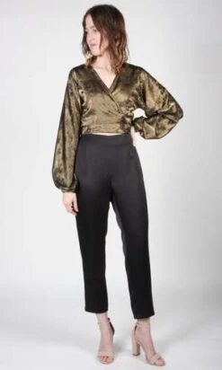 Birds Of North AmericaParakeet Pant - Black -CYNTHIA ROWLEY Sales Store Parakeet Pant Black 20230713004415 3