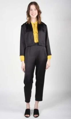 Birds Of North AmericaParakeet Pant - Black -CYNTHIA ROWLEY Sales Store Parakeet Pant Black 20230713004416 1