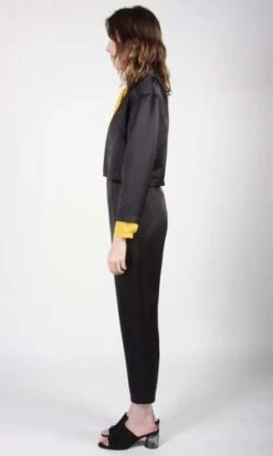 Birds Of North AmericaParakeet Pant - Black -CYNTHIA ROWLEY Sales Store Parakeet Pant Black 20230713004416 2