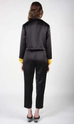 Birds Of North AmericaParakeet Pant - Black -CYNTHIA ROWLEY Sales Store Parakeet Pant Black 20230713004416 3