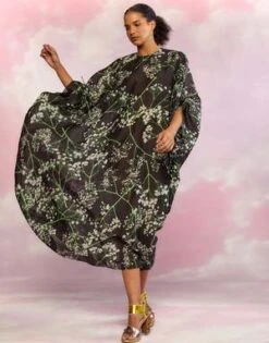 CYNTHIA ROWLEYParos Kaftan Dress - BLKMT -CYNTHIA ROWLEY Sales Store Paros Kaftan 20230729225412 3