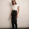 ParenteziPauline Vegan Leather Trousers -CYNTHIA ROWLEY Sales Store Pauline vegan leather trousers 20231101230505