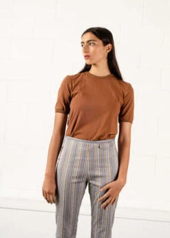 Penny SageSeen Trouser - Multi Stripe -CYNTHIA ROWLEY Sales Store Penny Sage Seen Trouser Multi Stripe 20230620051947