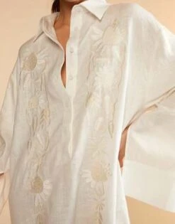 CYNTHIA ROWLEYPiana Embroidered Dress - White -CYNTHIA ROWLEY Sales Store Piana Embroidered Dress 20230729225424 1