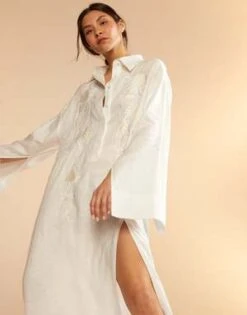 CYNTHIA ROWLEYPiana Embroidered Dress - White -CYNTHIA ROWLEY Sales Store Piana Embroidered Dress 20230729225424 3