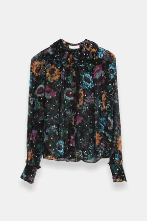 Ulla JohnsonPippa Blouse - Black Iris 1 Ulla JohnsonPippa Blouse - Black Iris