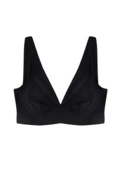 Else Mare Underwire Plunge Top - Black